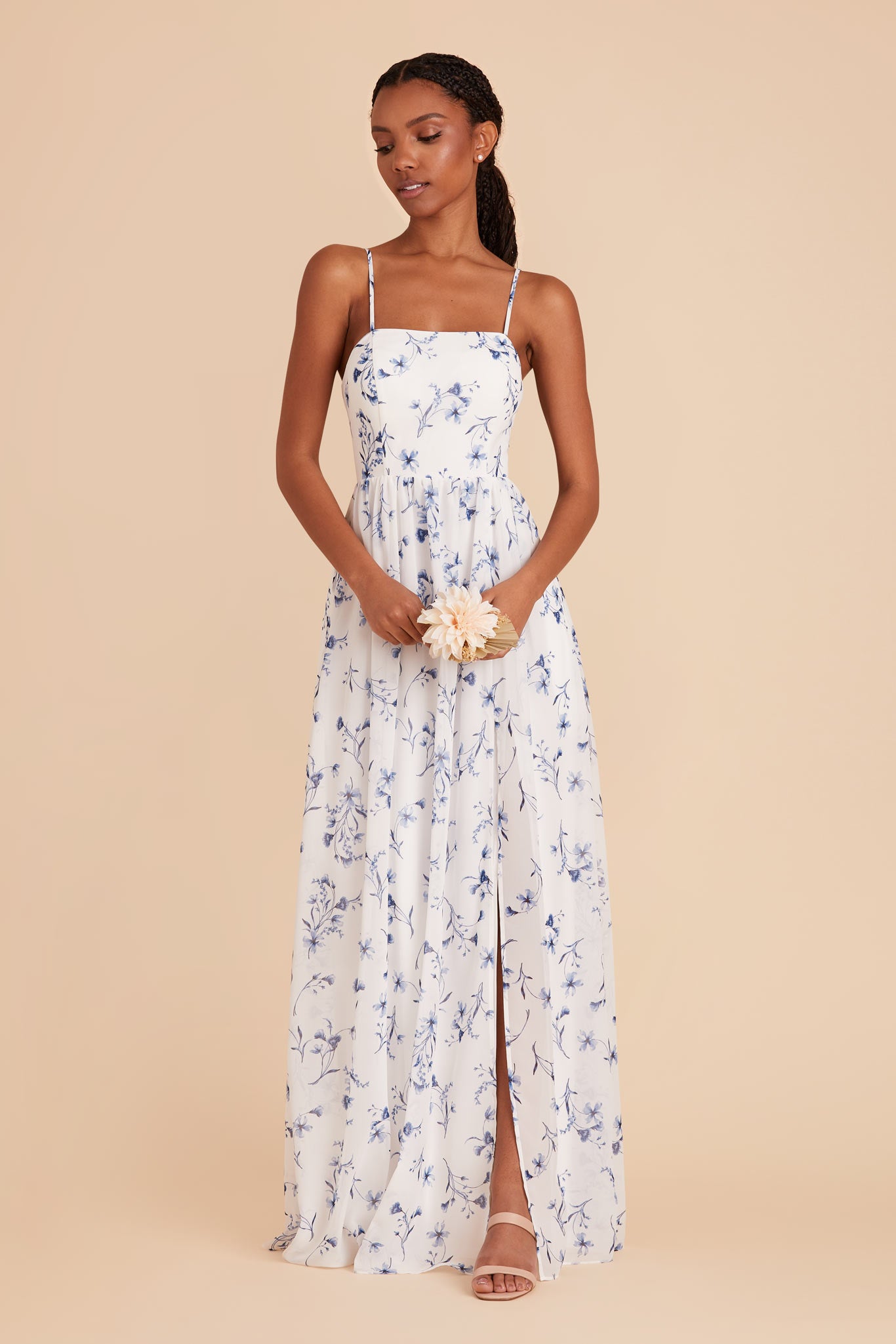 Convertible Dress with Structured Bodice - Blue Le Fleur | August
