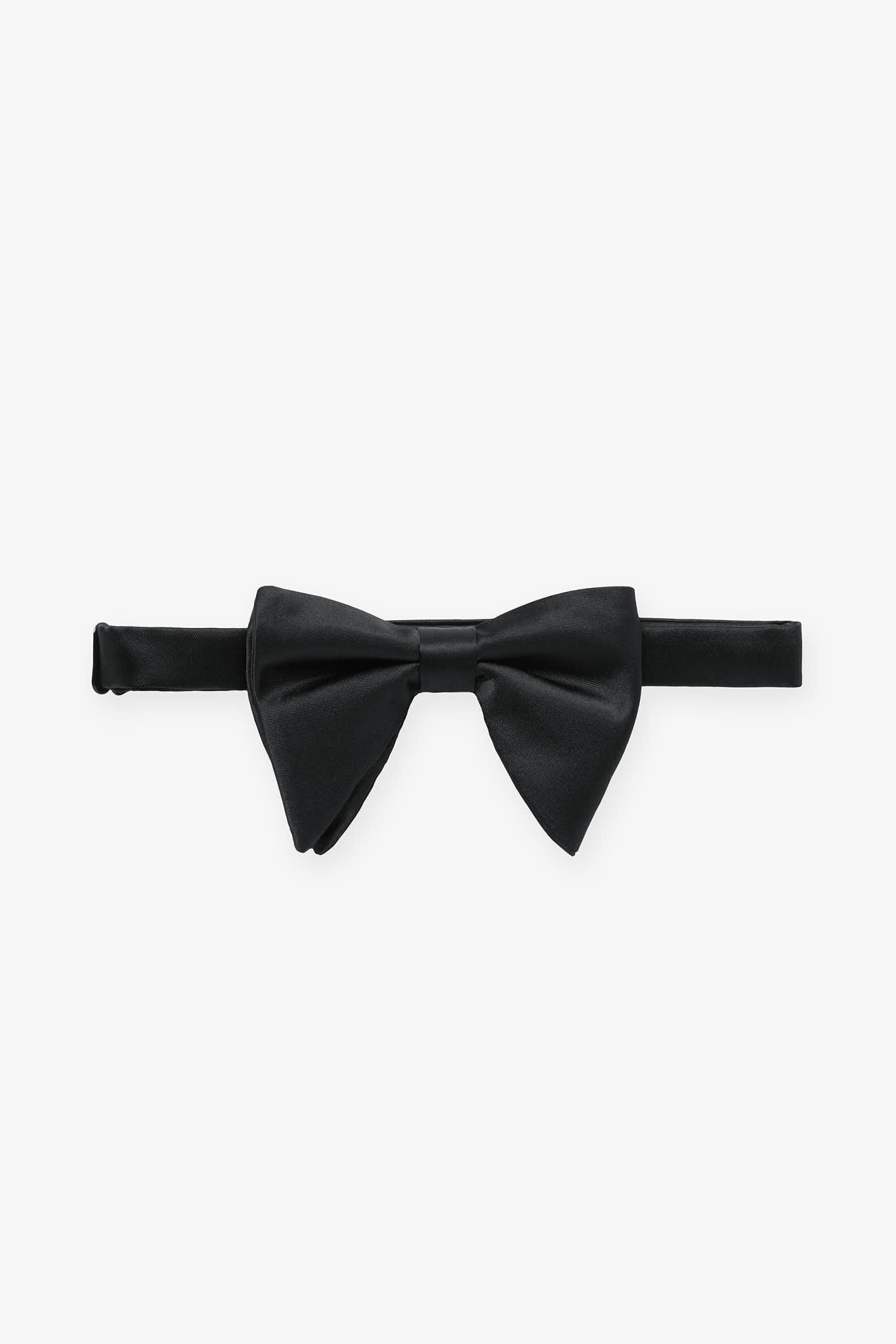 Oversized Satin Bow Tie for Men | Thomas Black