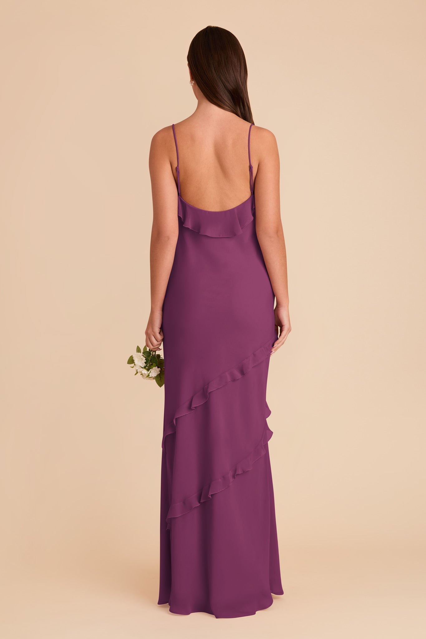 Flirty Ruffled Chiffon Dress | Valentina