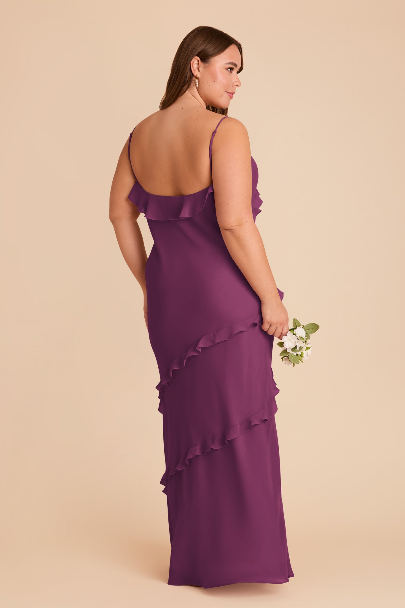 Flirty Ruffled Chiffon Dress | Valentina
