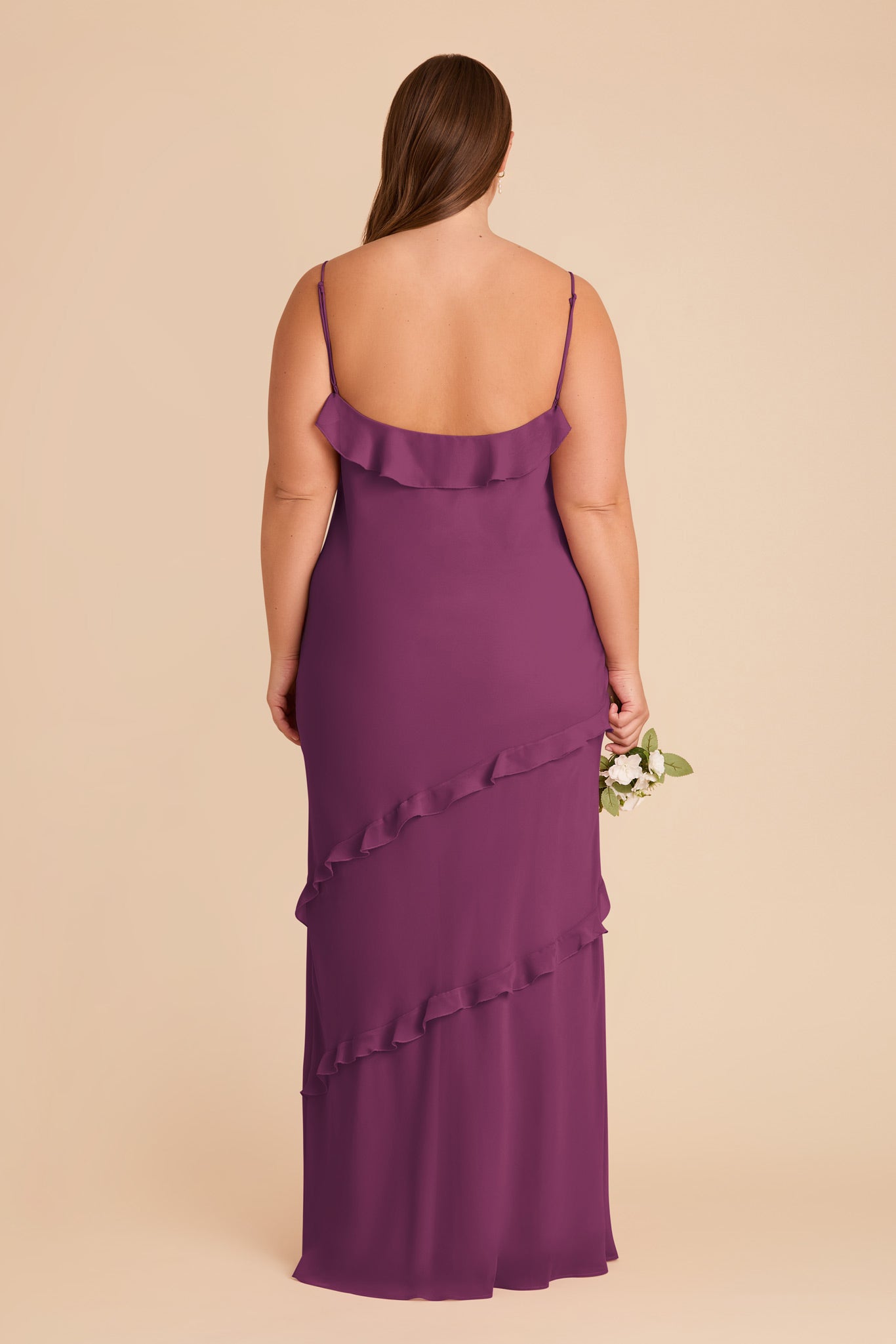 Flirty Ruffled Chiffon Dress | Valentina
