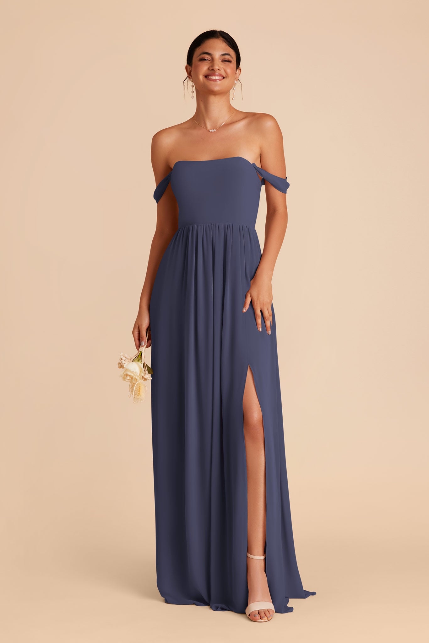 Convertible Dress in Dusk Blue - 3 Ways to Wear | August