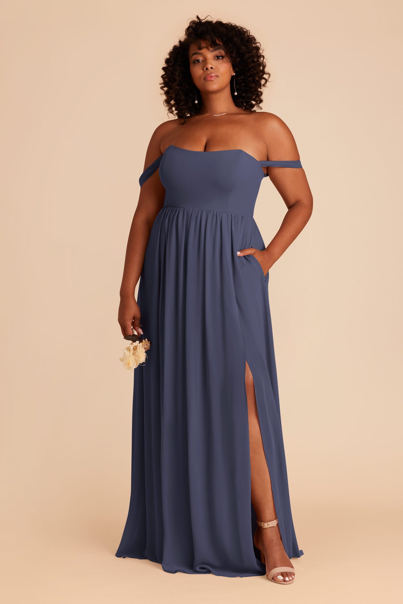 Convertible Dress in Dusk Blue - 3 Ways to Wear | August