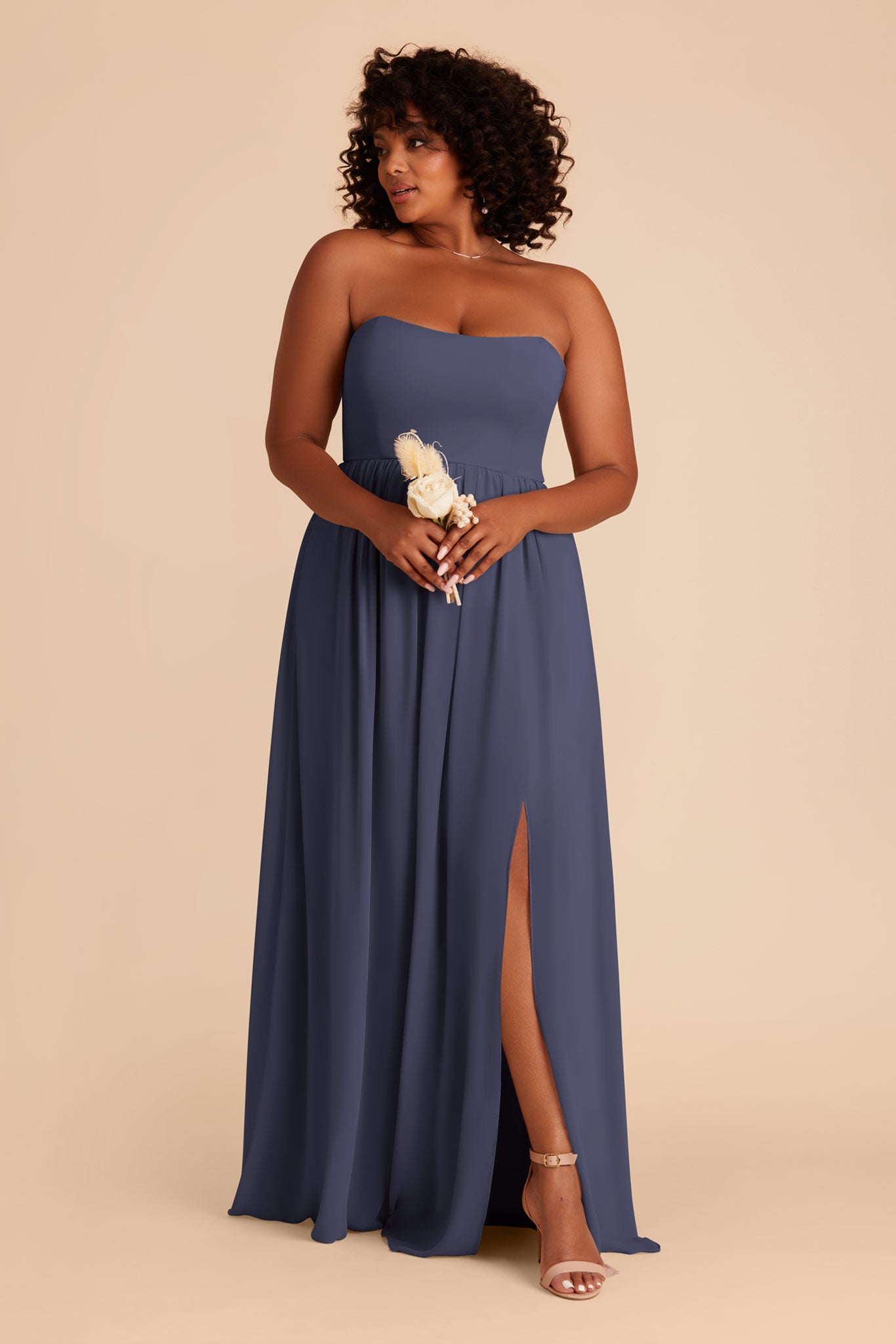 Convertible Dress in Dusk Blue - 3 Ways to Wear | August