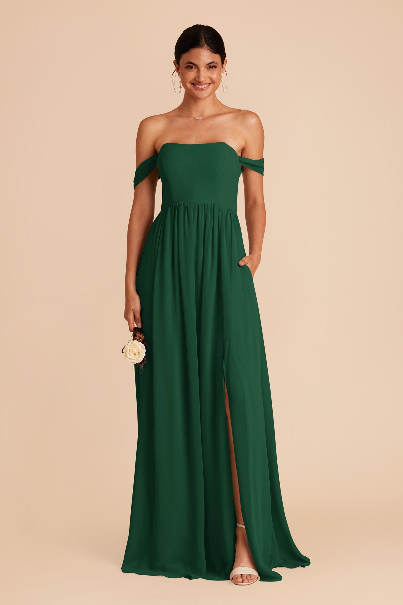 Convertible Dress Worn 3 Ways | August Forest Green