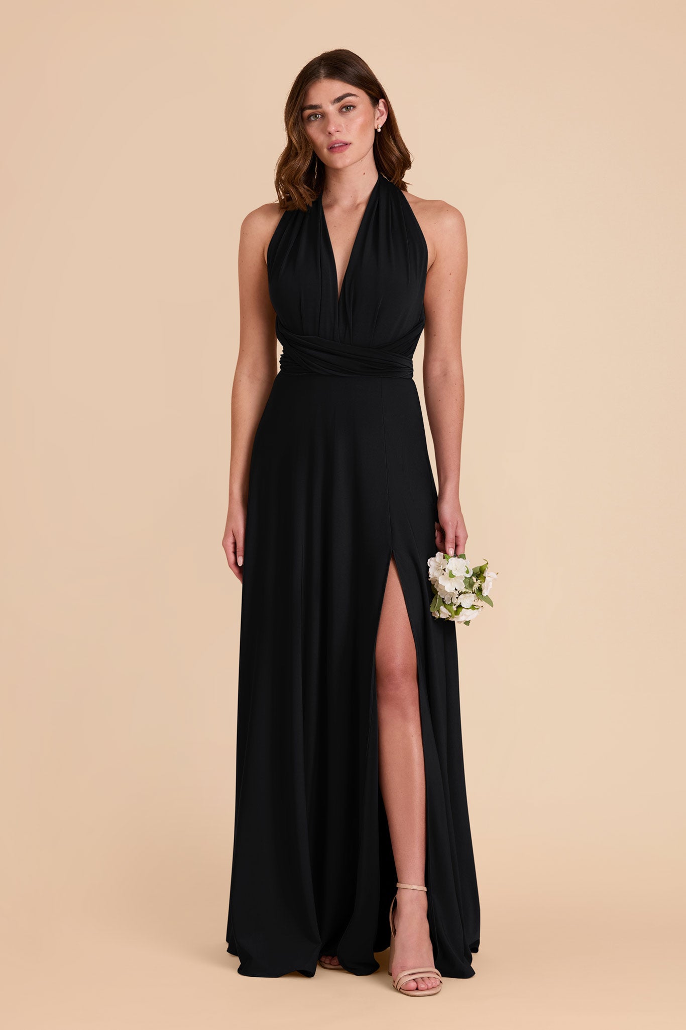 Convertible Knit Dress with 16 Ways to Wear | Willow Luxe - Black
