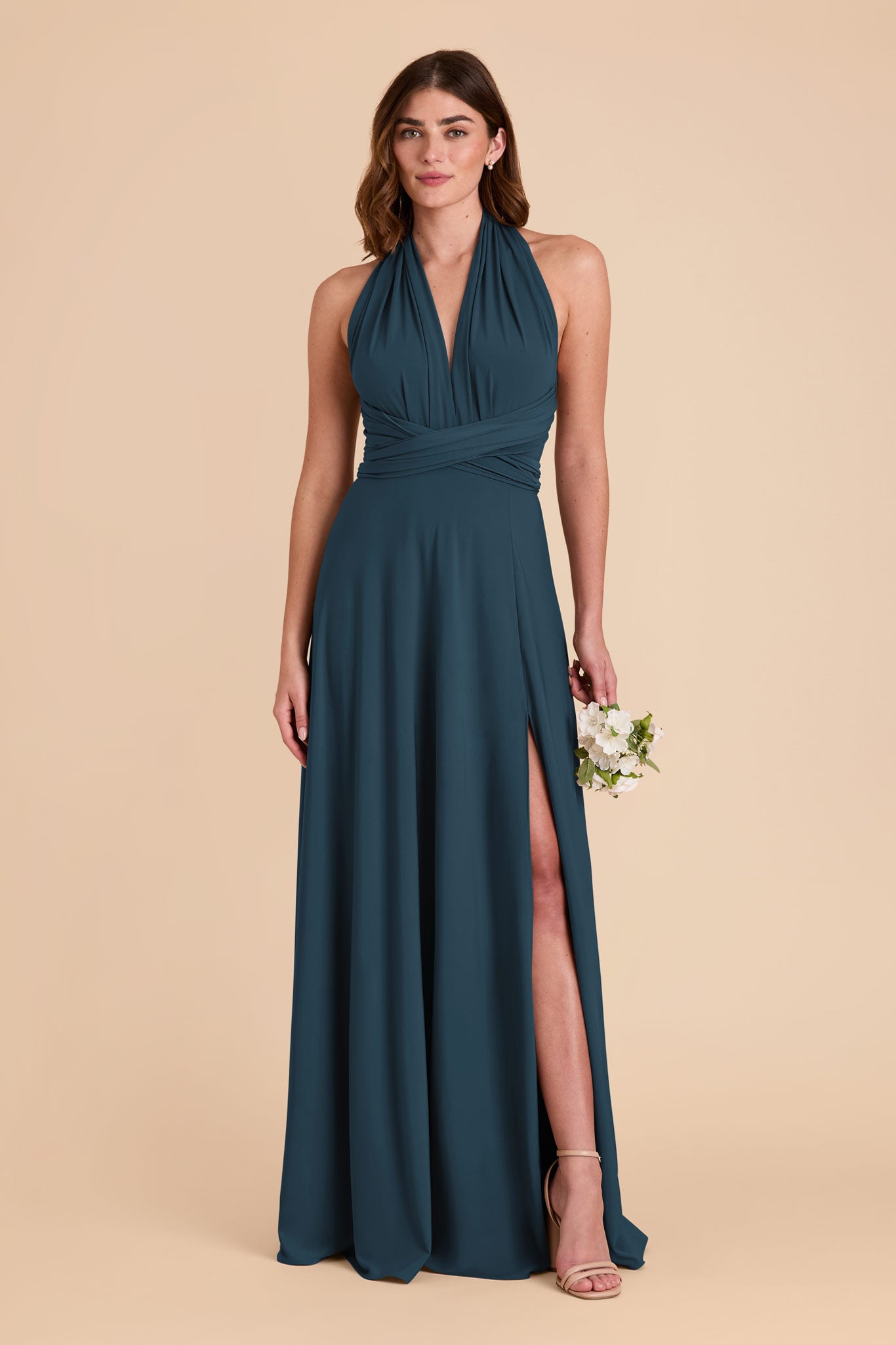 Convertible Knit Dress with 16 Ways to Wear | Willow Luxe Dark Teal