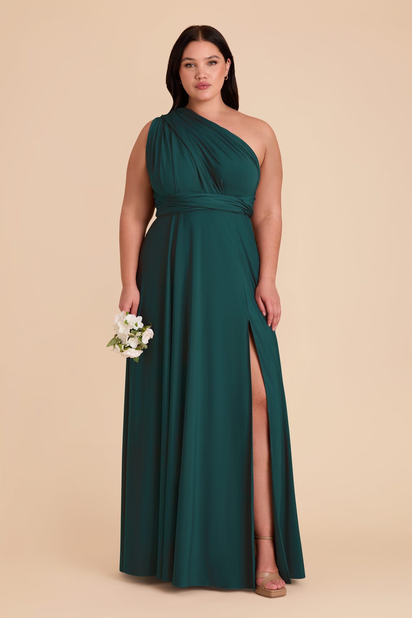Convertible Knit Dress with 16 Ways to Wear | Willow Luxe - Emerald