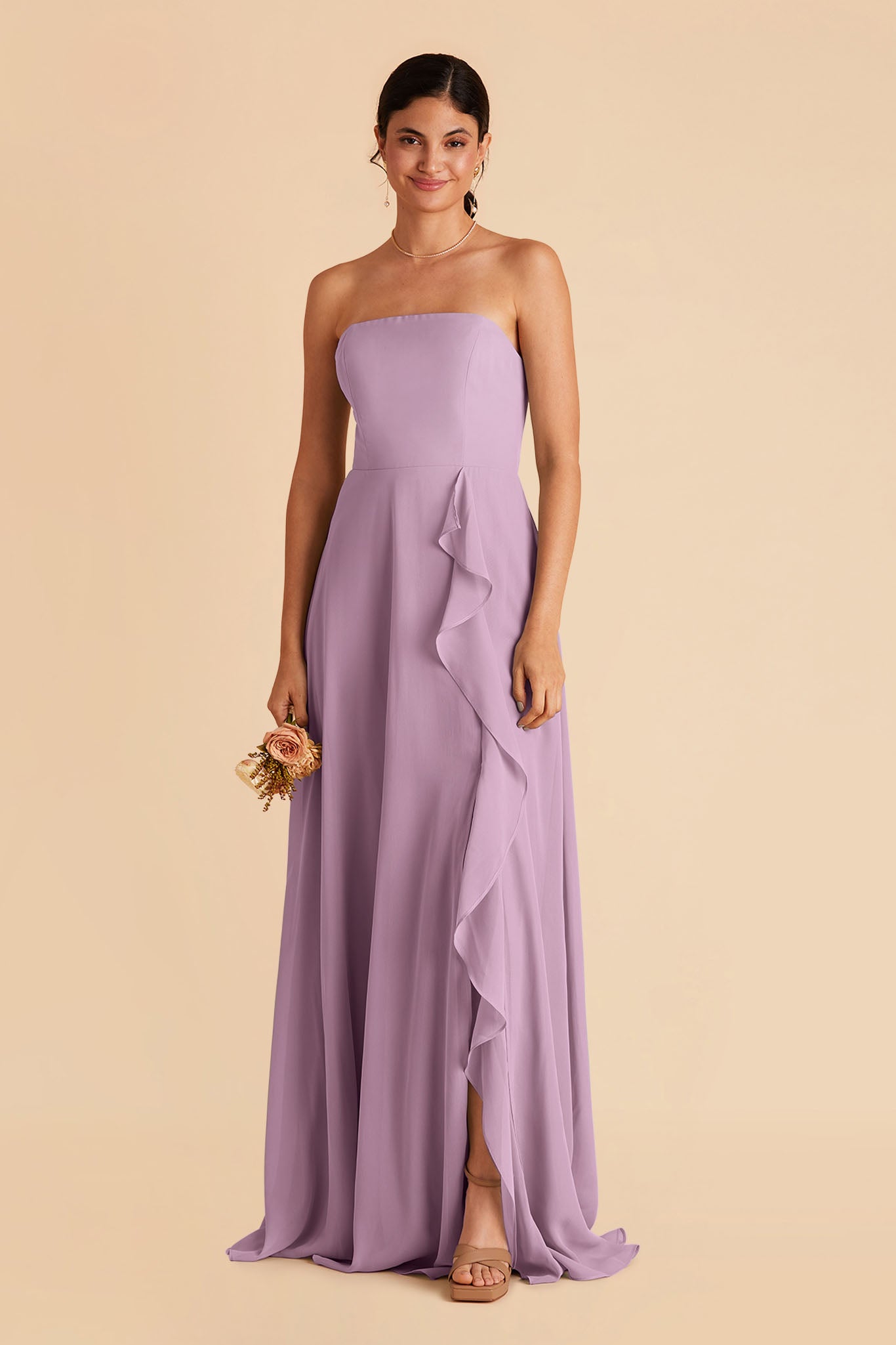 Convertible Chiffon Bridesmaid Dress with Ruffled Skirt | Winnie