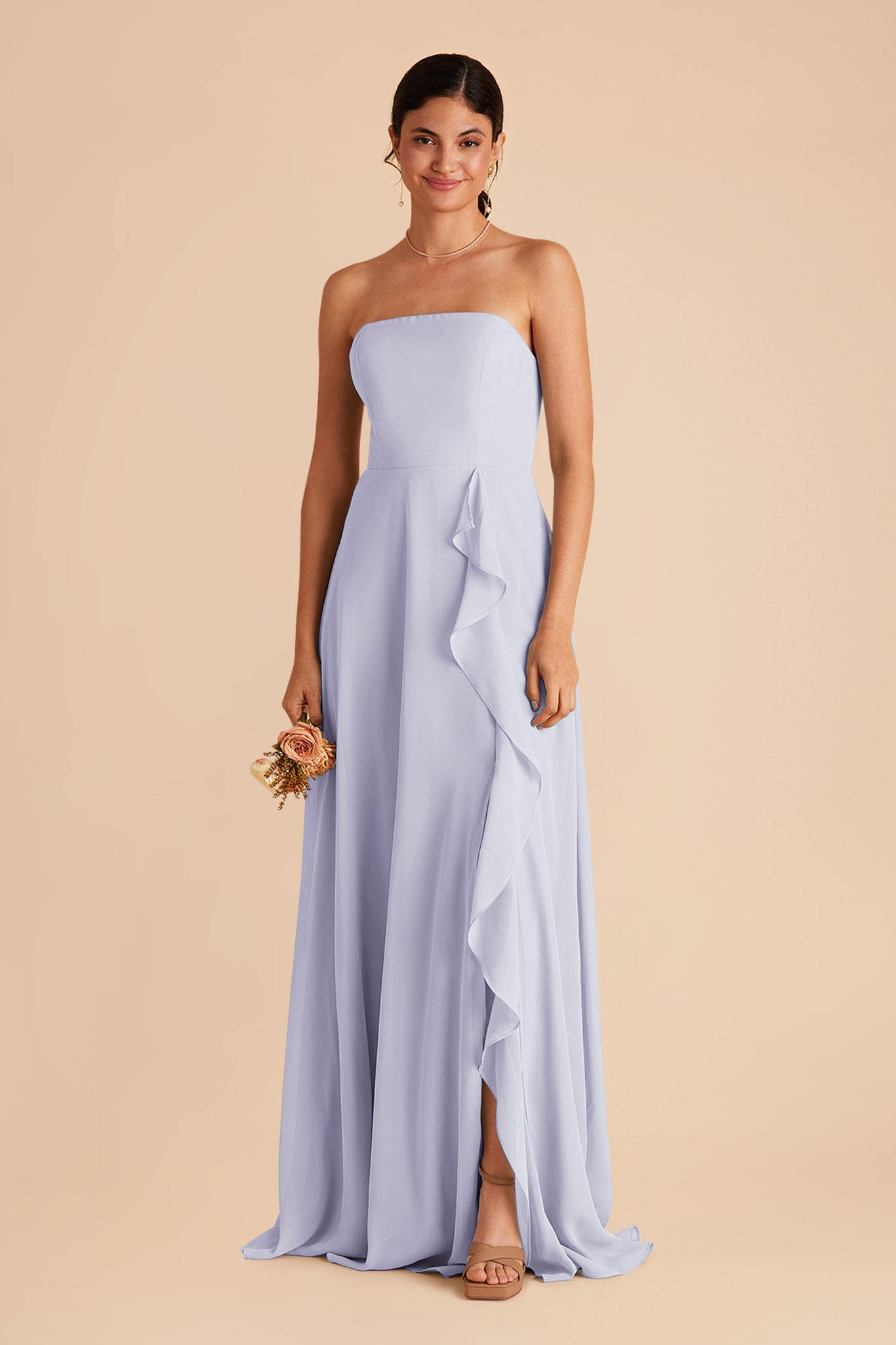 Convertible Chiffon Bridesmaid Dress with Removable Straps | Winnie
