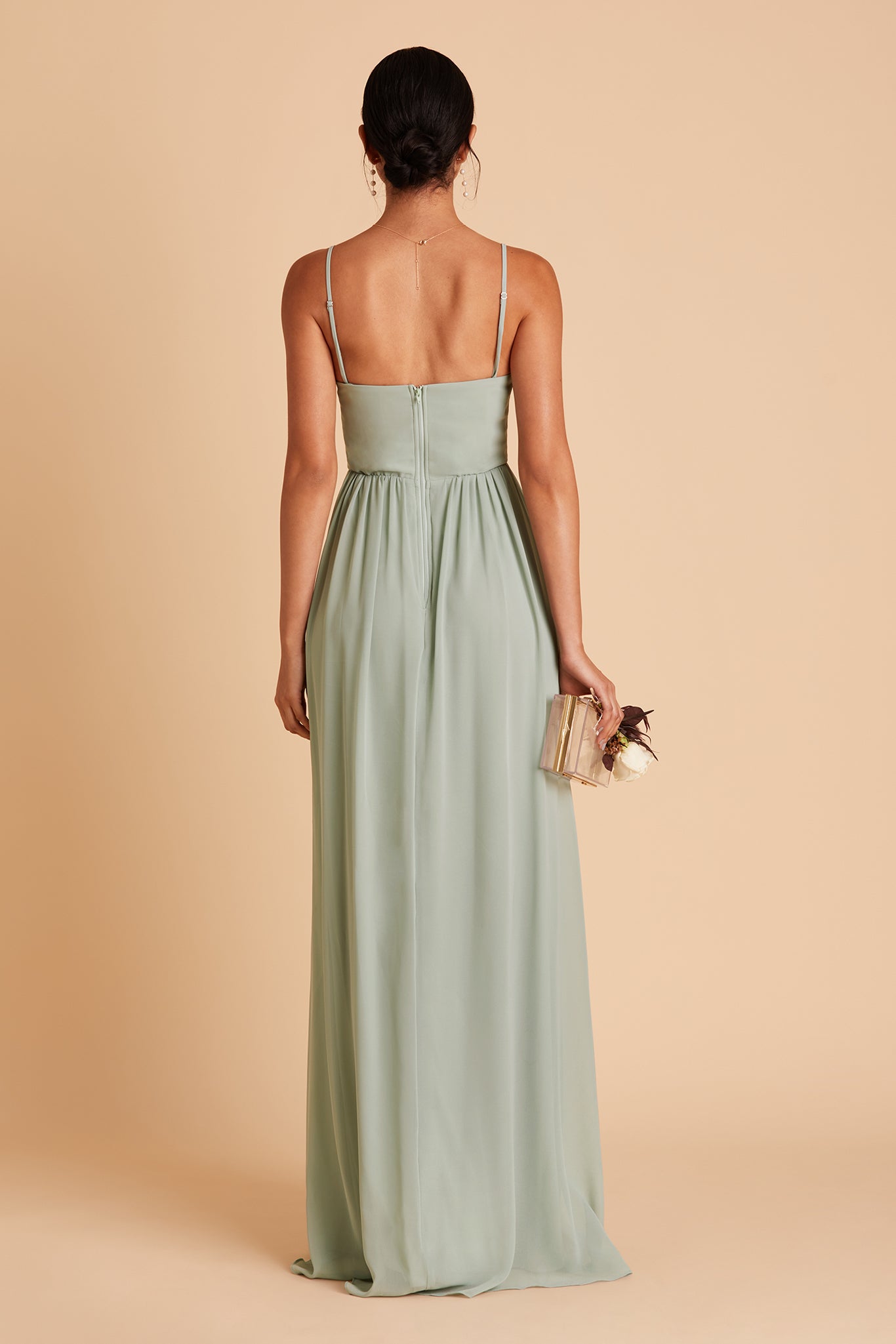 Convertible Sage Dress Worn 3 Ways | August