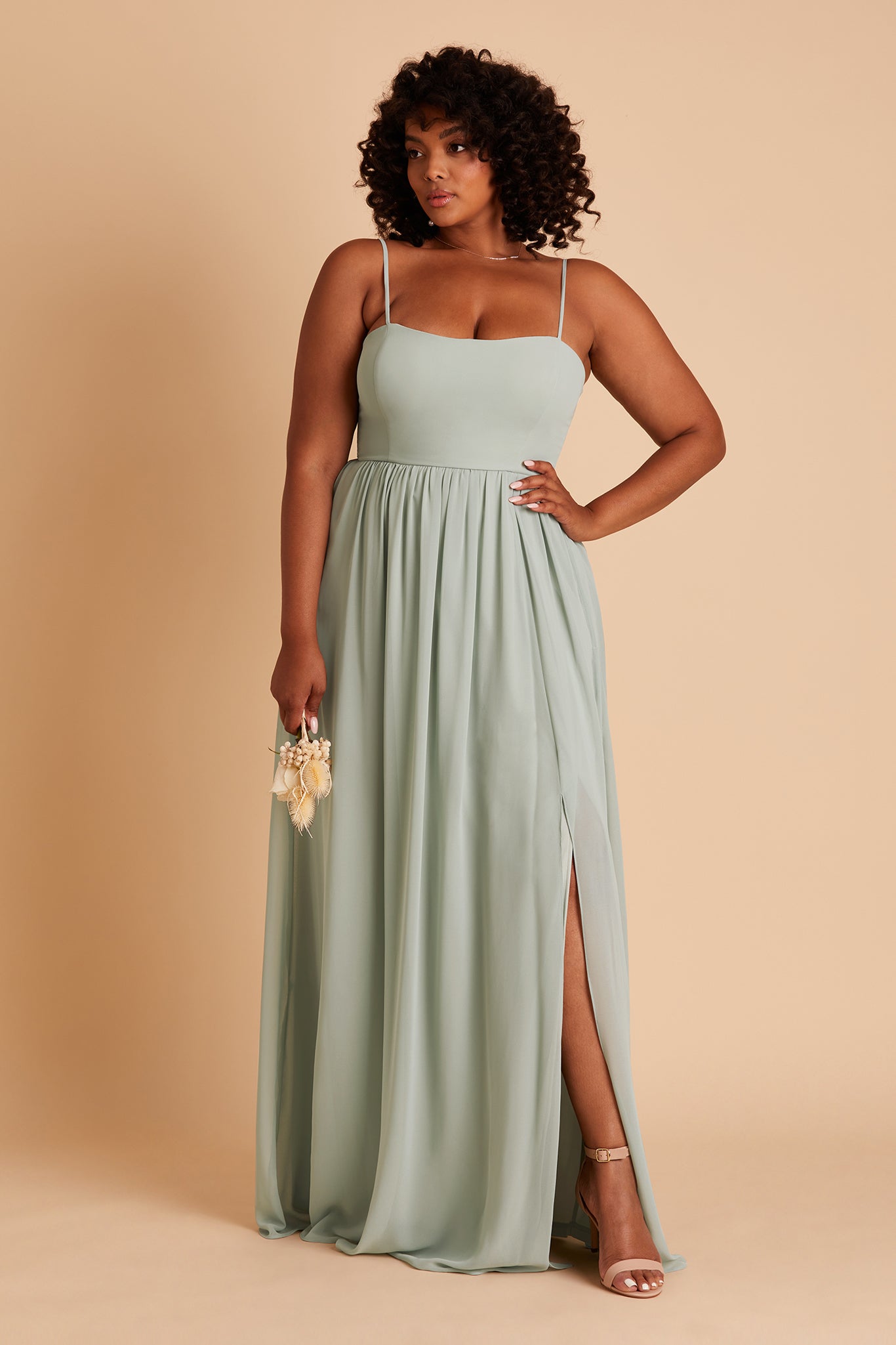 Convertible Sage Dress Worn 3 Ways | August