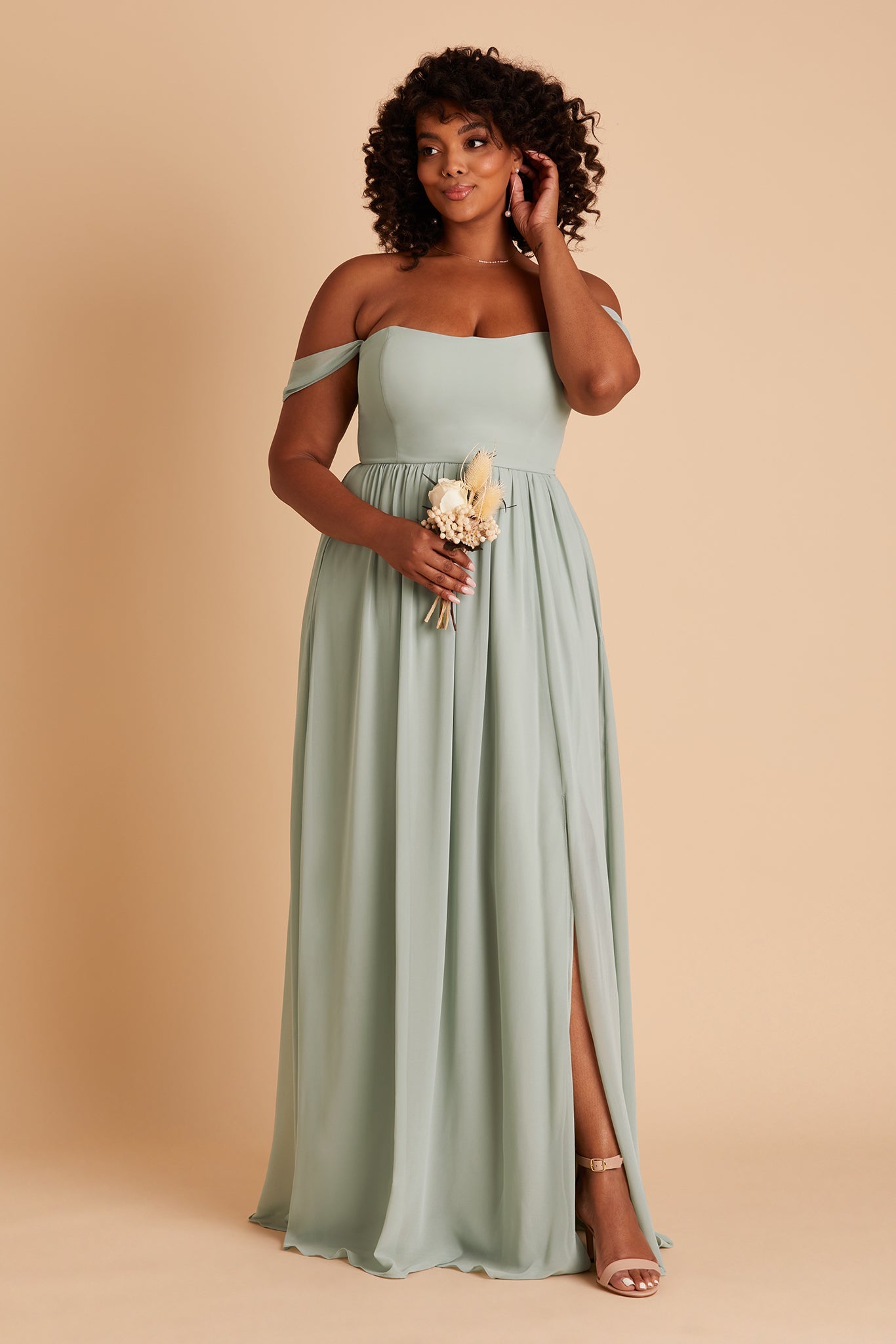 Convertible Sage Dress Worn 3 Ways | August