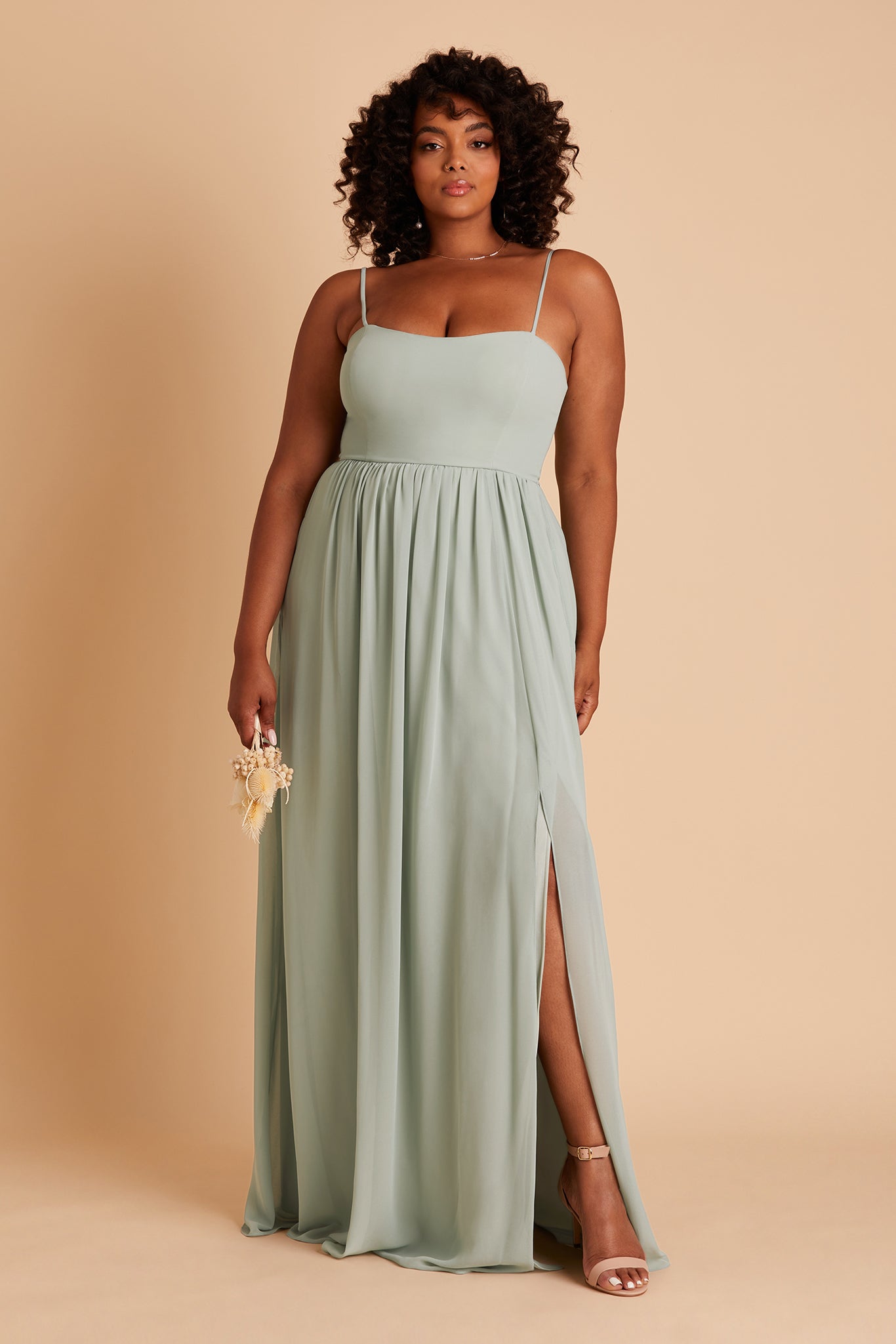 Convertible Sage Dress Worn 3 Ways | August