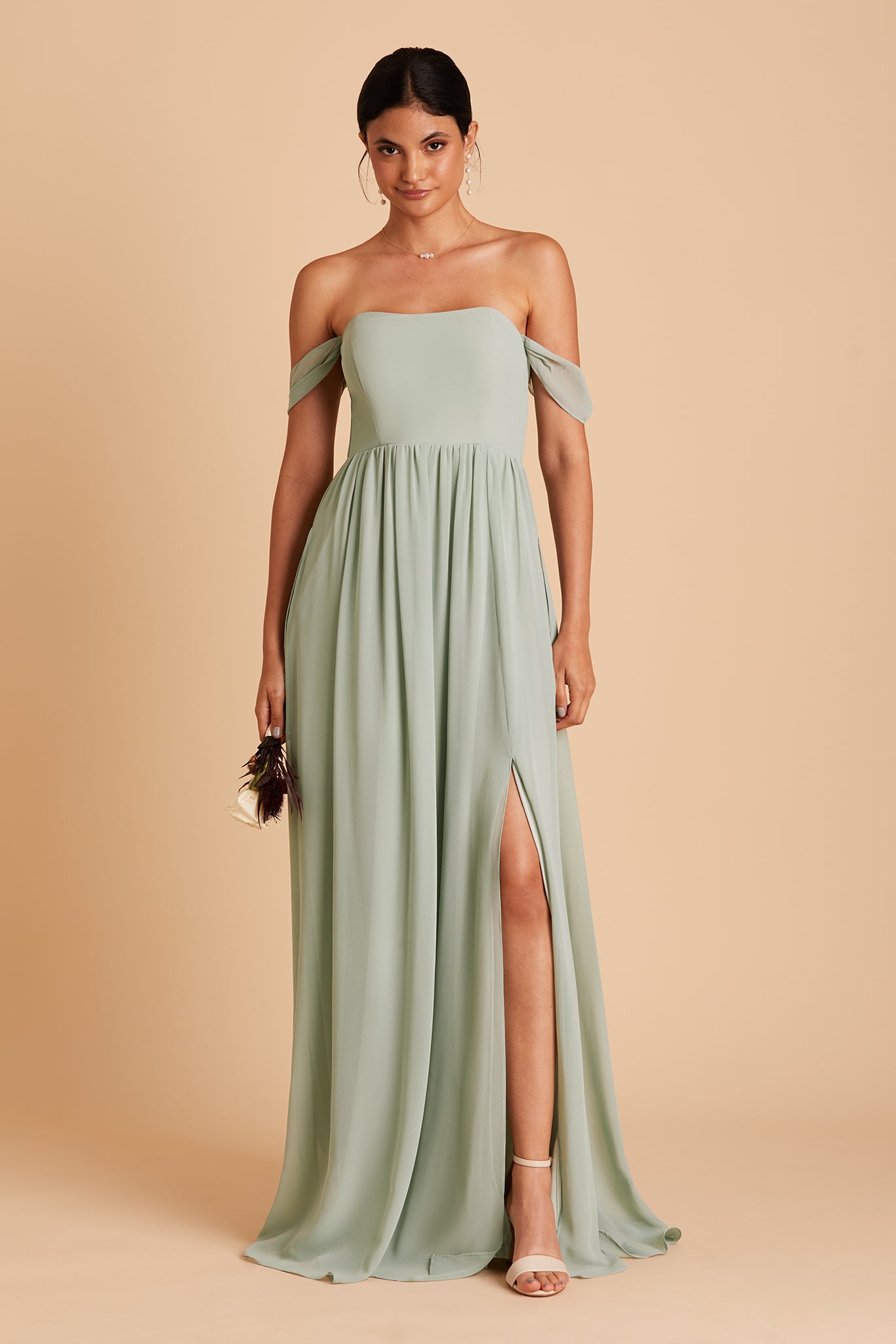 Convertible Sage Dress Worn 3 Ways | August